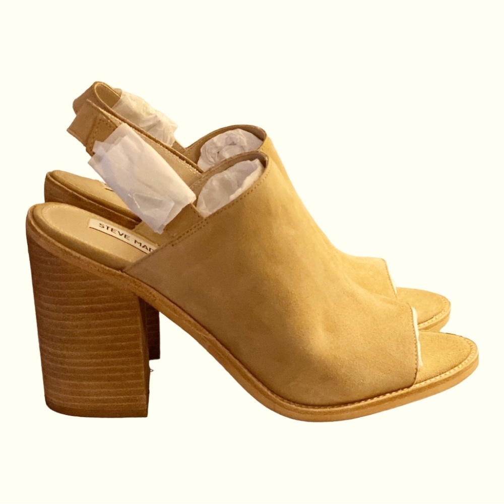 NIB STEVE MADDEN|Lanto Suede Block Heel|10
